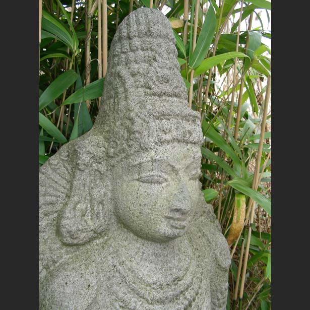 Ansicht der Steinskulptur nach der Restaurierung